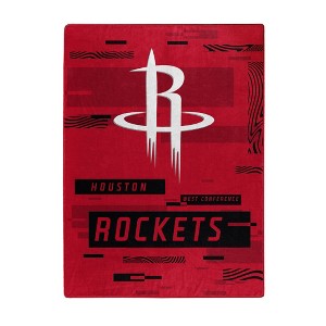 NBA Houston Rockets Digitized 60 x 80 Raschel Throw Blanket - 1 of 3