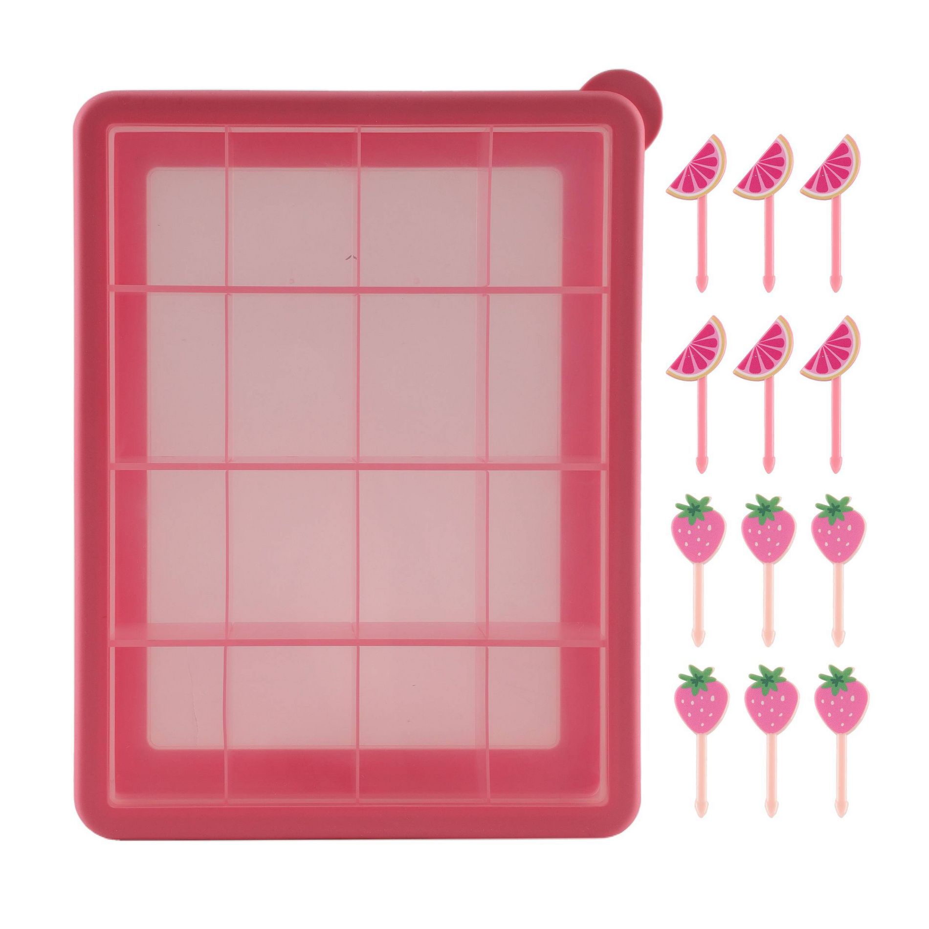Cook With Color Snack Box with Picks Pink