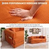 78.8" Floor Convertible Sleeper Sofa Bed,5-in-1 Folding Mattress Couch Loveseat with Fixed-Shape Frame - 4 of 4