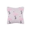 C&F Home 10" x 10" Flamingo Knitted Small Petite Throw Pillow - 2 of 4