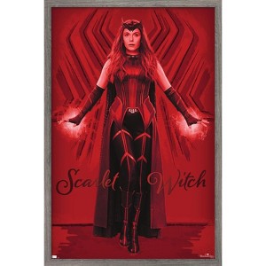 Trends International Marvel WandaVision - Scarlet Witch Framed Wall Poster Prints - 1 of 4
