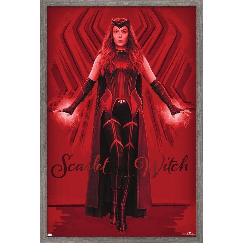 Trends International Marvel Comics Scarlet Witch - Avengers Vs. X-men #0  Framed Wall Poster Prints Black Framed Version 22.375 X 34 : Target