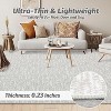 Washable Area Rugs for Living Room, Soft Bedroom Rug Foldable Low Pile Indoor Floor Carpet for Bedroom Dining Room - 4 of 4