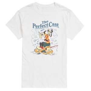 Men's - A Goofy Movie - The Perfect Cast Fishing Short Sleeve Graphic T-Shirt - 1 of 4