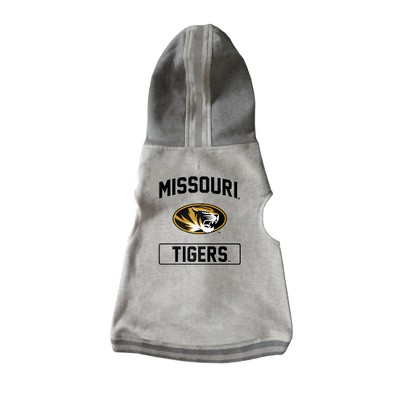  NCAA Missouri Tigers Little Earth Pet Hooded Crewneck Shirt - S 