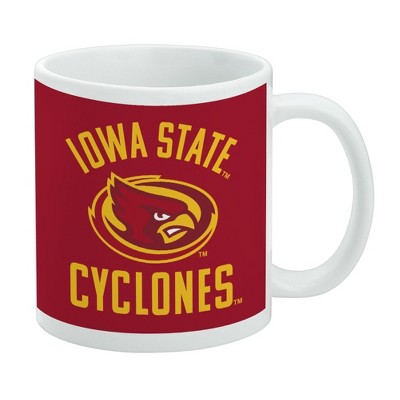 Iowa State Cyclones Ceramic Coffee Mug Novelty Gift Mugs for Coffee Tea and Hot Drinks 11oz White