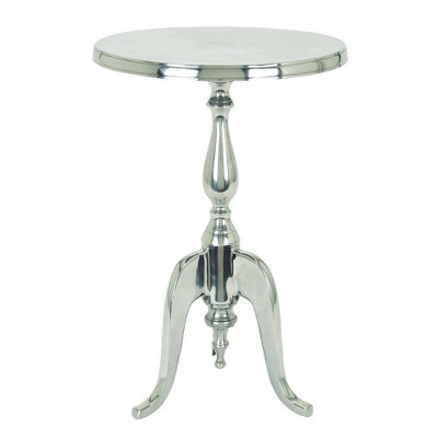 Benzara 51652 Metal Reel Glass Accent Table for sale online