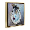 Stupell Industries Oyster Shell with Pearl Floating Frame Canvas Art - 2 of 4