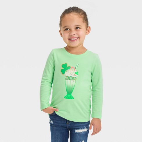 Girls Soft Cotton Jersey Long Sleeve Tee