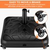Yaheetech Fillable and Rolling Patio Umbrella Base, Black - 4 of 4
