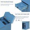 NicBex Classic Vintage End Table with Multifunctional Drawer & Bottom Cabinet,Small Side Table for Bedroom,Living Room - 4 of 4