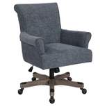 Megan Office Chair with Gray Wash Wood - OSP Home Furnishings