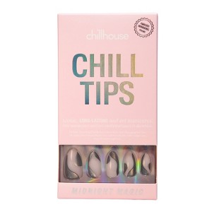 Chillhouse Chill Tips Press-On Fake Nails - Midnight Magic - 24ct - 1 of 4