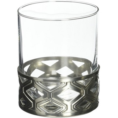Royal Selangor Hand Finished Bar Collection Pewter Diamond Whisky Tumbler Gift