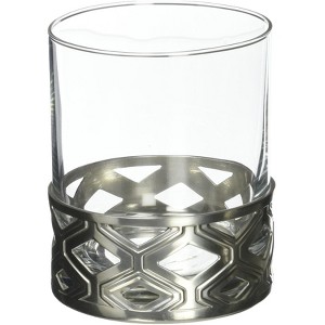 Royal Selangor Hand Finished Bar Collection Pewter Diamond Whisky Tumbler Gift - 1 of 2
