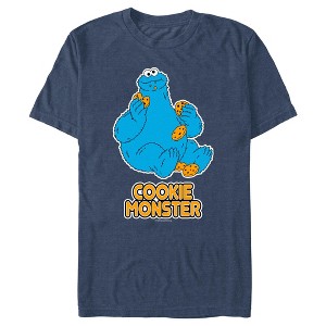 Men's Sesame Street Cookie Monster T-Shirt - 1 of 4