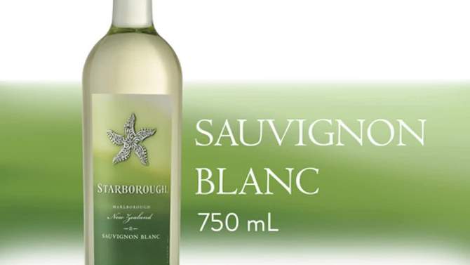 Starborough New Zealand Sauvignon Blanc White Wine - 750ml Bottle, 2 of 6, play video