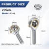 Unique Bargains Self-Lubricating Thread Steel Joint Jam Nut Rod End Bearing - 3 of 4