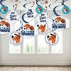 Big Dot of Happiness Go, Fight, Win - Sports - Baby Shower or Birthday Party Hanging Decor - Party Decoration Swirls - Set of 40 - 3 of 4