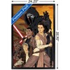 Trends International Star Wars: The Force Awakens By Leke Fonge Framed Wall Poster Prints - 3 of 4