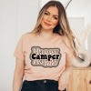 Simply Sage Market Women's Happy Camper Stacked Short Sleeve Graphic Tee - 2 of 4