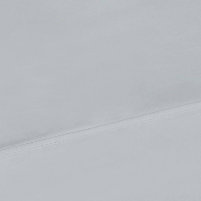 Twin Gray Cotton Percale Deep Pocket Sheet Set