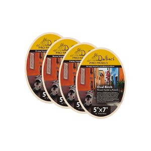 Da Vinci Pro Birch Wood Oval Panel 3/4" Deep –  Packs of 4 - Fine Textured, Warp Resistant, Lightweight & Rigid Oblong Panel – Perfect for Mounting - 1 of 4