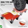 Heavy Duty Car Dollies Set (2/4-Pack, 3000/6000LBS Capacity) Wheel Dolly for Moving Vehicles Trucks  Motorcycles Trailers & Disabled Cars - 2 of 4