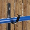 LunaLulinlk Pool Pole Hanger, 2 Pack, Pool Black Hooks for Poles, Pool Equipment Hooks, Pool Pole Hooks, Hooks for Pool Supplies - 2 of 4