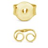 SHINE by Sterling Forever Double Loop Stud Hoop Earrings - 4 of 4