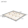 NicBex Wood Platform Bed Frame,Floating Bed with LED Lights Underneath - 3 of 4