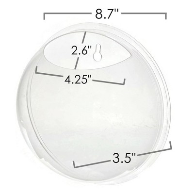 Modern Clear Acrylic Wall Mounted Fish Bubble Aquarium