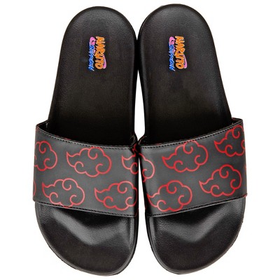 Adult Naruto Akatsuki Soccer Slides Flip Flop Sandals