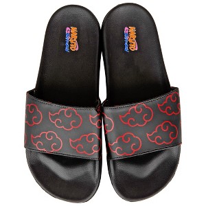 Adult Naruto Akatsuki Soccer Slides Flip Flop Sandals - 1 of 3