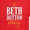 Men's - Yellowstone - Beth Dutton Strong Short Sleeve Graphic T-Shirt - 2 of 4