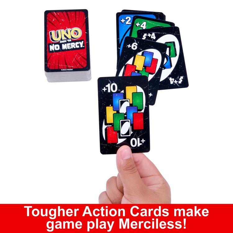 UNO Show ‘em No Mercy Card Game for Kids, Adults & Family Night, Parties and Travel, 5 of 6