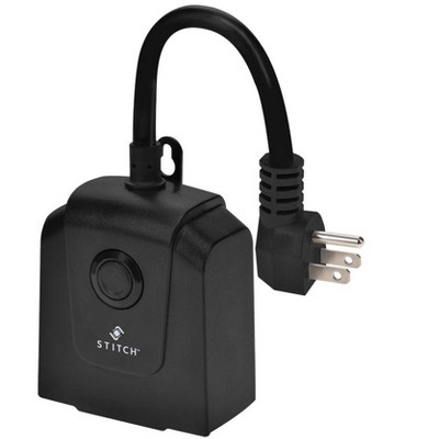 Monoprice Smart Outdoor Plug, IP65 Weather Resistance, 2 Individually Controlled Outlets, No Hub Required, Compatible with Alexa and Google Home