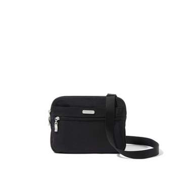 Baggallini Triple Zip Small Crossbody Bag for Women - Convertible Crossbody  Fanny Pack Belt Bag - Lightweight Water-resistant