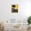 Stupell Industries Vintage Tropical Travel Ad Black Framed Floater Canvas Wall Art - 2 of 4