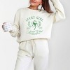 Lucky Girl Social Club Clover - Women's Lightweight Garment Dyed Sweatshirt - 2 of 4