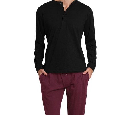 black and burgundy