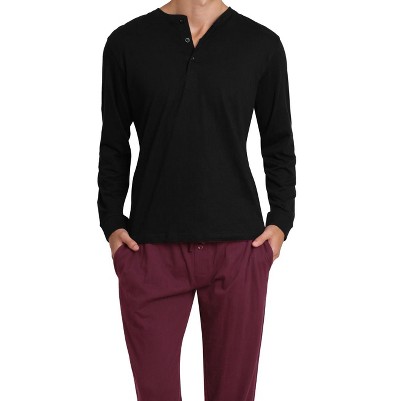 black and burgundy
