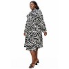 L I V D Women's Monáe Zebra Print Pocket Flare Dress - 2 of 3