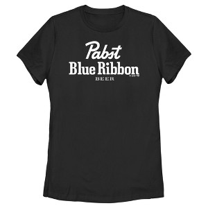 Women's Pabst White Beer Logo T-Shirt - 1 of 4