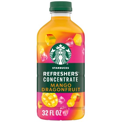 Starbucks Refreshers Mango Dragonfruit Concentrate - 32 fl oz: Fat Free