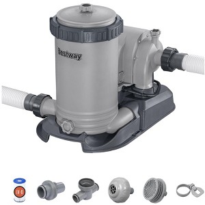 Bestway 58392E Flowclear 2500 GPH Above Ground Swimming Pool Water Filter Pump - 1 of 4