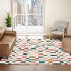 Ninola Design Watercolor checker Yuletide Rug - Deny Designs - 3 of 3