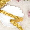 Sewing Sequin Trim 0.9 Inch 4 Row, 25 Yards Glitter Sequin Ribbon Metallic Stretch Bling Strip DIY Craft Decoration - 3 of 4