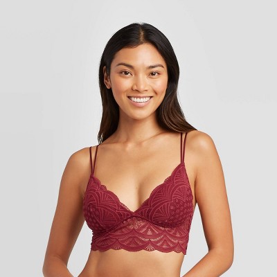 red lace bra