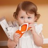 Smily Mia Wearable Baby Flip Flop Teether Toy Pair for Infants 3 Months Plus, Adorable Baby Toy for Soothing Teething Pain - 2 of 4